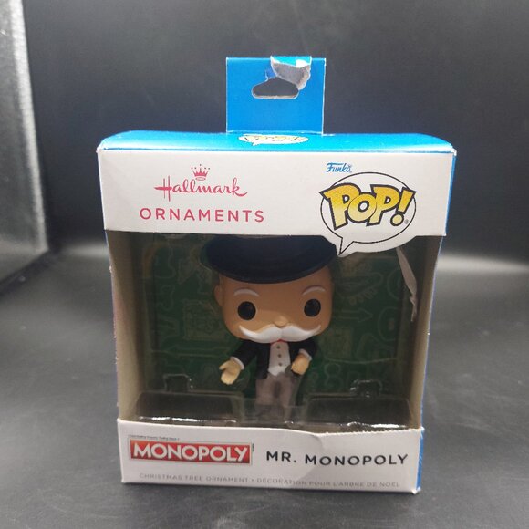NIB 2022 Mr. Monopoly Funko Pop! Christmas Ornament Exclusive Walmart Hallmark - Picture 2 of 3